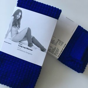 American Apparel Long Leg Warmers  - Blue